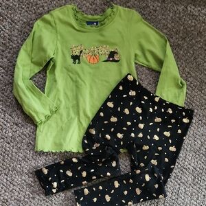 Vintage Flap Happy 1998 kids halloween long sleeve Lettuce hem made in usa sz m